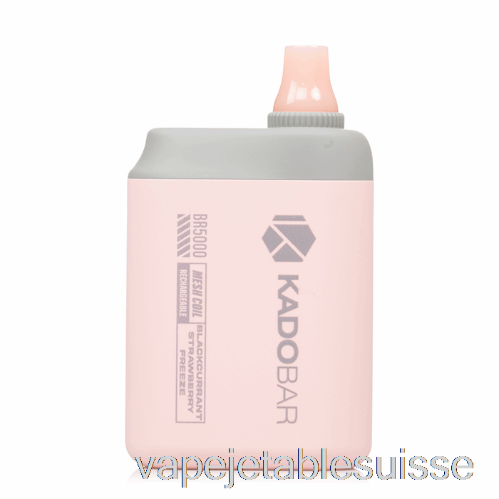 Vape Suisse Kado Bar Br5000 Jetable Cassis Fraise Gel